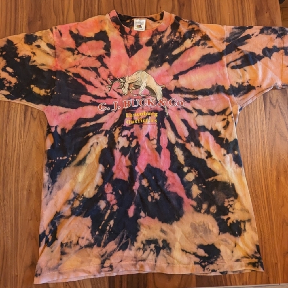 Vintage tie dye C. J BUCK & Co. Shirt size XL